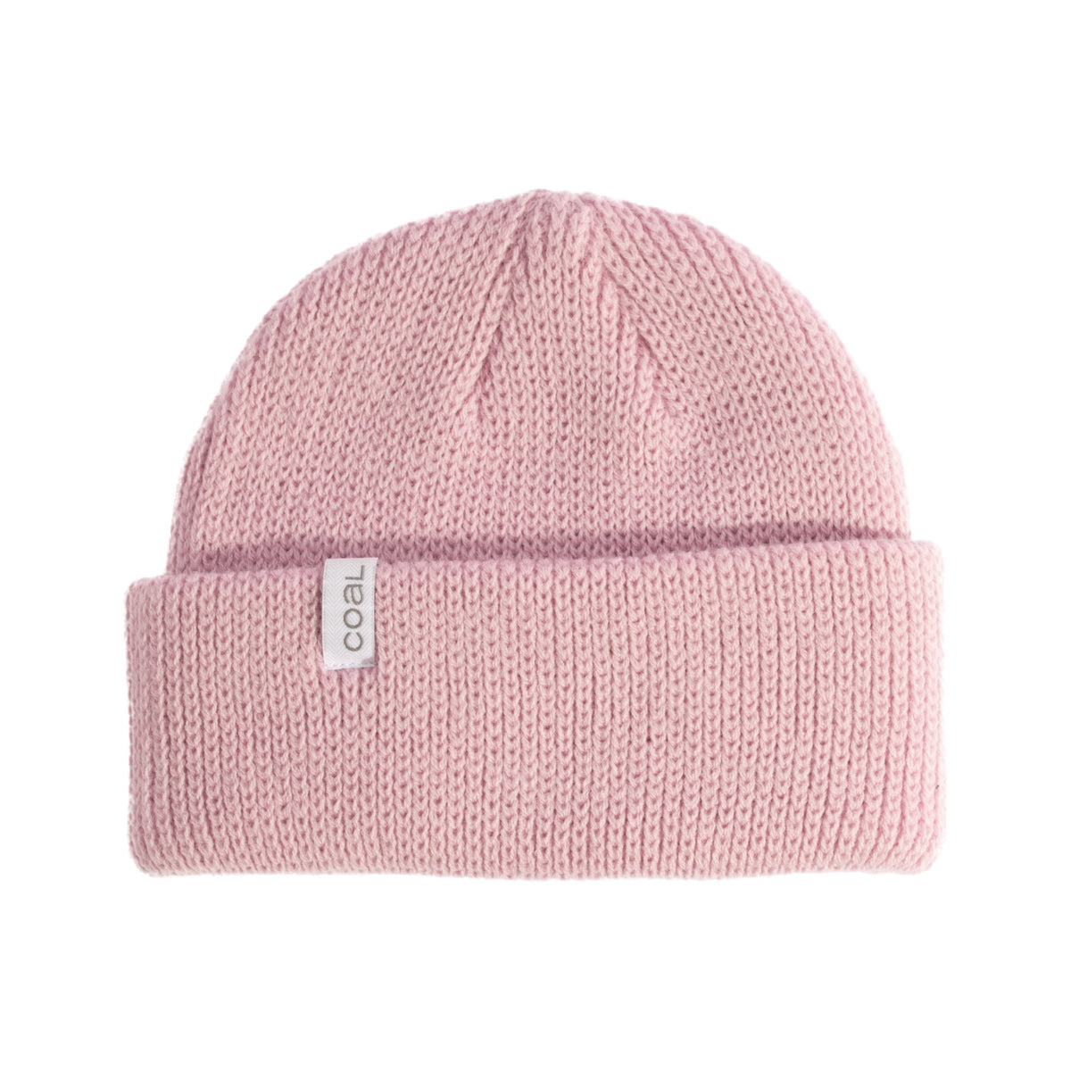 The Frena Thick Knit Cuff Beanie Coal Headwear - MAUVE