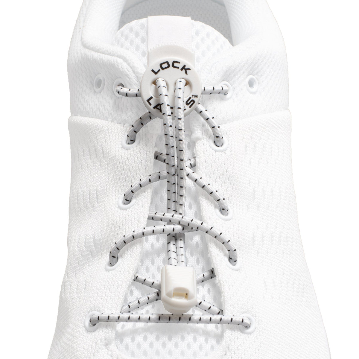 Lock Laces No-Tie Shoelaces Lock Laces - WHITE