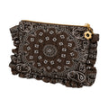 Bandana Ruffle Quilted Cosmetic Case Ellison+Young - COCO|BROWN
