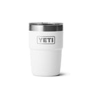 Rambler 8 oz Stackable Cup with Magnetic Slider YETI - WHITE