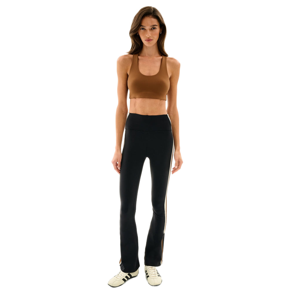 Women's Raquel High Waist Supplex Flare 30" Splits59 - BLACK|CREME