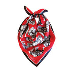 Sic 'Em Gameday Scarf in Red, tied