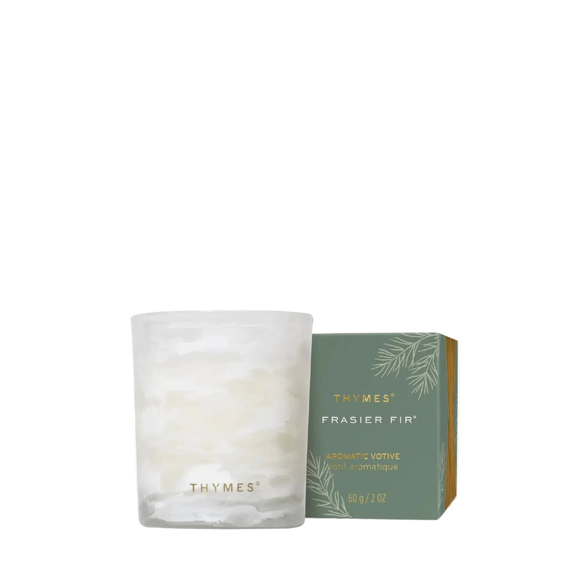 Frasier Fir Tidings Votive Candle Thymes - TIDINGS 2 OZ