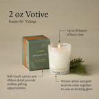 Frasier Fir Tidings Votive Candle Thymes