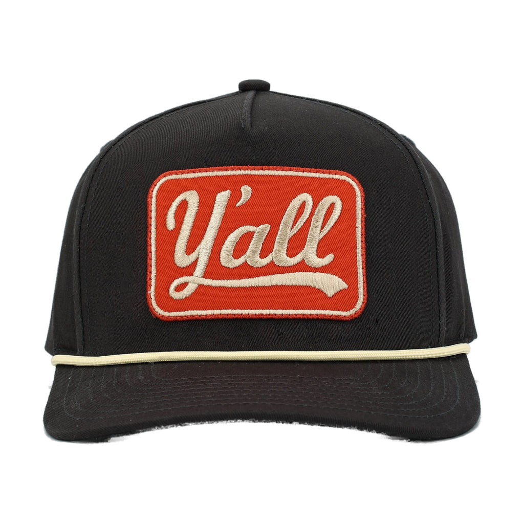 Y'all Patch Hat Good Southerner - CHARCOAL | RED