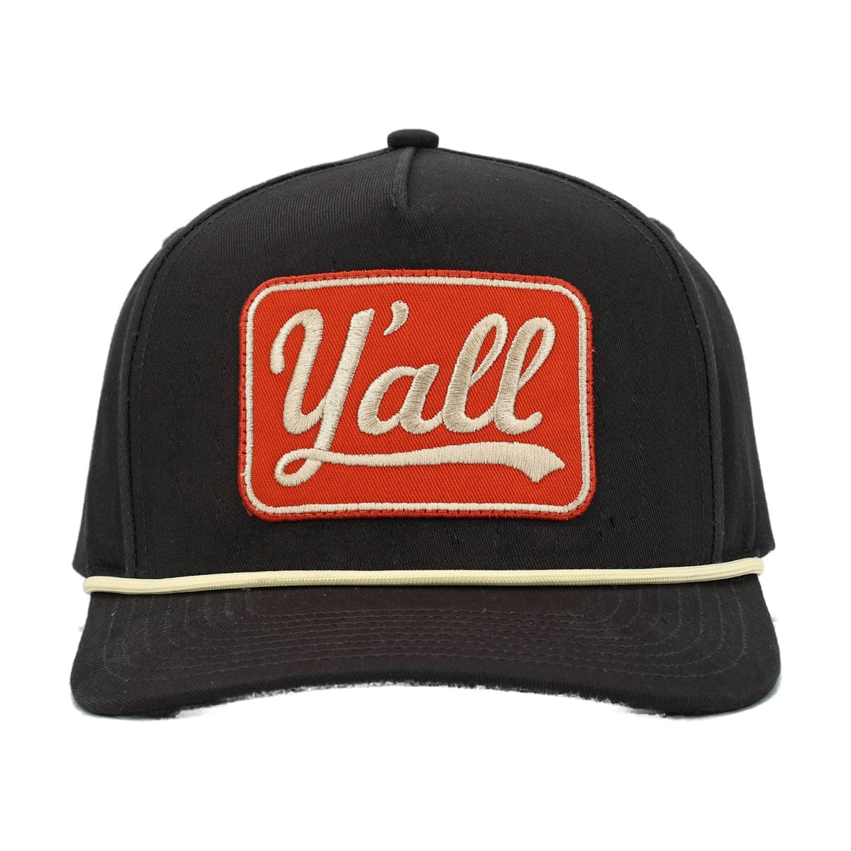 Y'all Patch Hat Good Southerner - CHARCOAL | RED