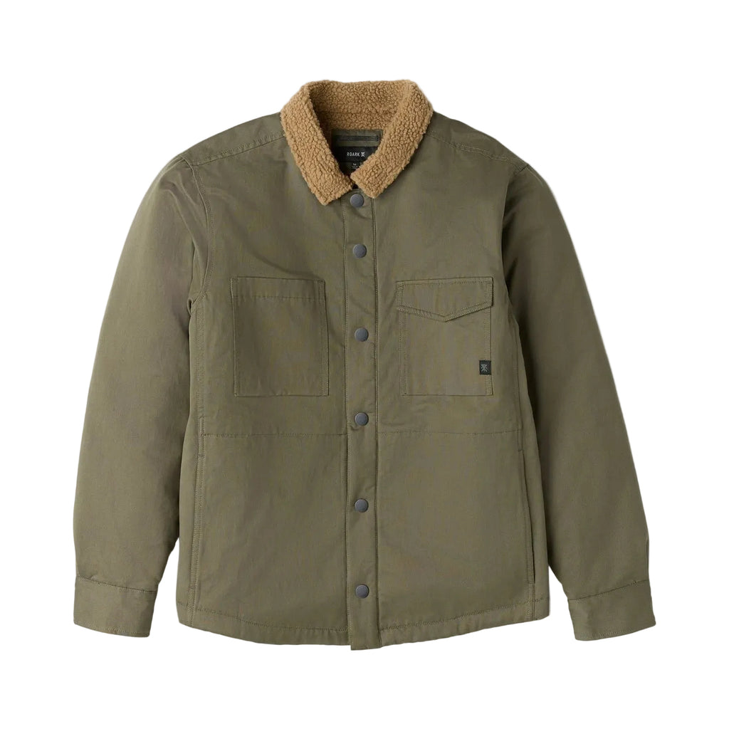Men's Hebrides 2.0 Sherpa Jacket in Military, front