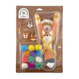 Hella Slingshots 10. GIFTS|ACCESSORIES - GIFT - GAMES Wooden Fox Slingshot + Felt Ammo