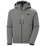 Helly Hansen 01. MENS APPAREL - MENS SKI - MENS SKI JACKETS Men's Alpha LIFALOFT Insulated Ski Jacket 876 CONCRETE