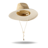 Women’s Lana UPF 50+ Lifeguard Straw Hat Hemlock - SAND / OS