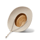 Women’s Lana UPF 50+ Lifeguard Straw Hat Hemlock - SAND / OS