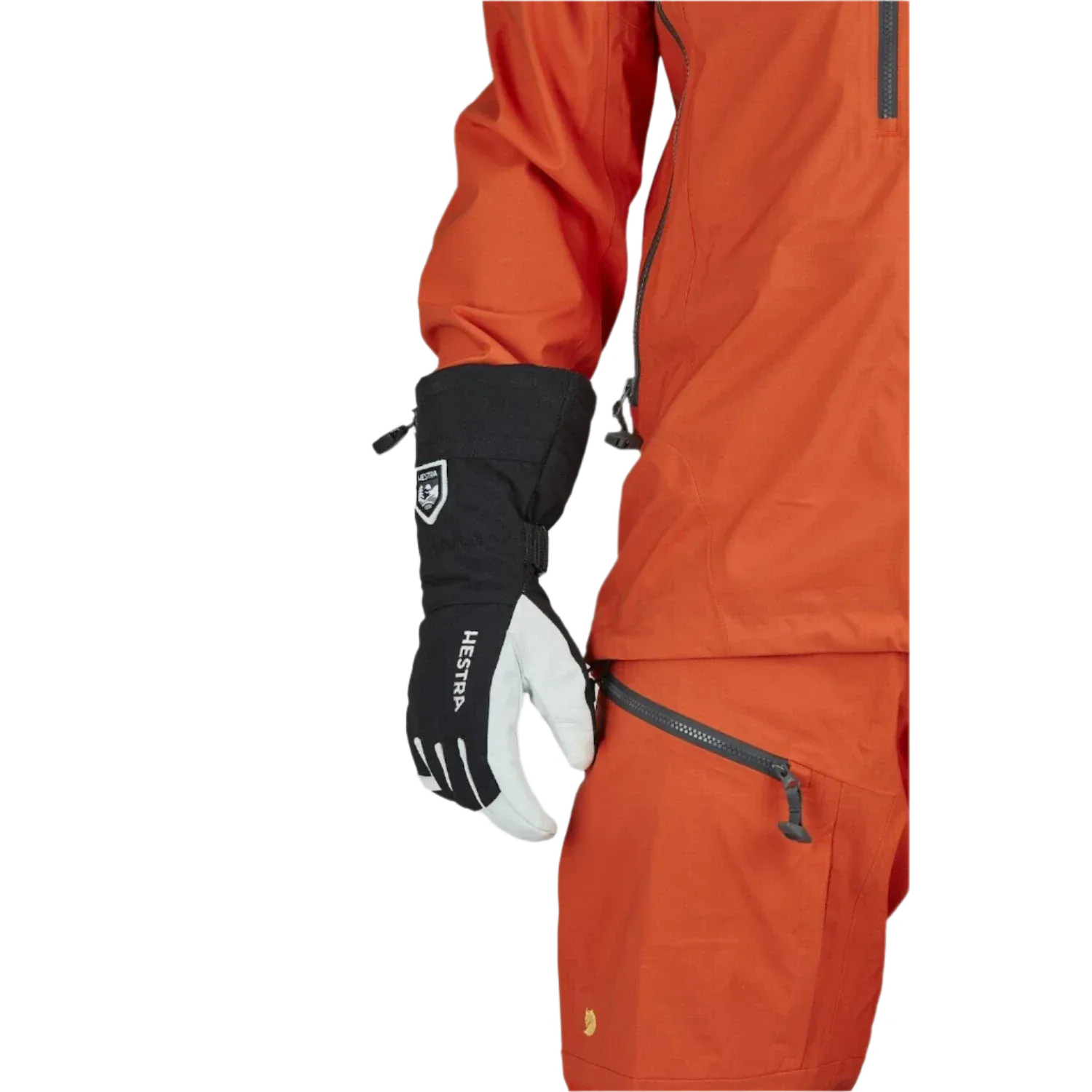 Hestra 10. GIFTS|ACCESSORIES - MENS ACCESSORIES - MENS GLOVES SKI Army Leather Heli Glove 100 BLACK