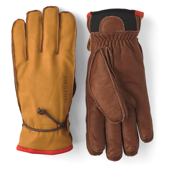 Hestra GIFTS|ACCESSORIES - MENS ACCESSORIES - MENS GLOVES CASUAL Wakayama 71075 CORK|BROWN