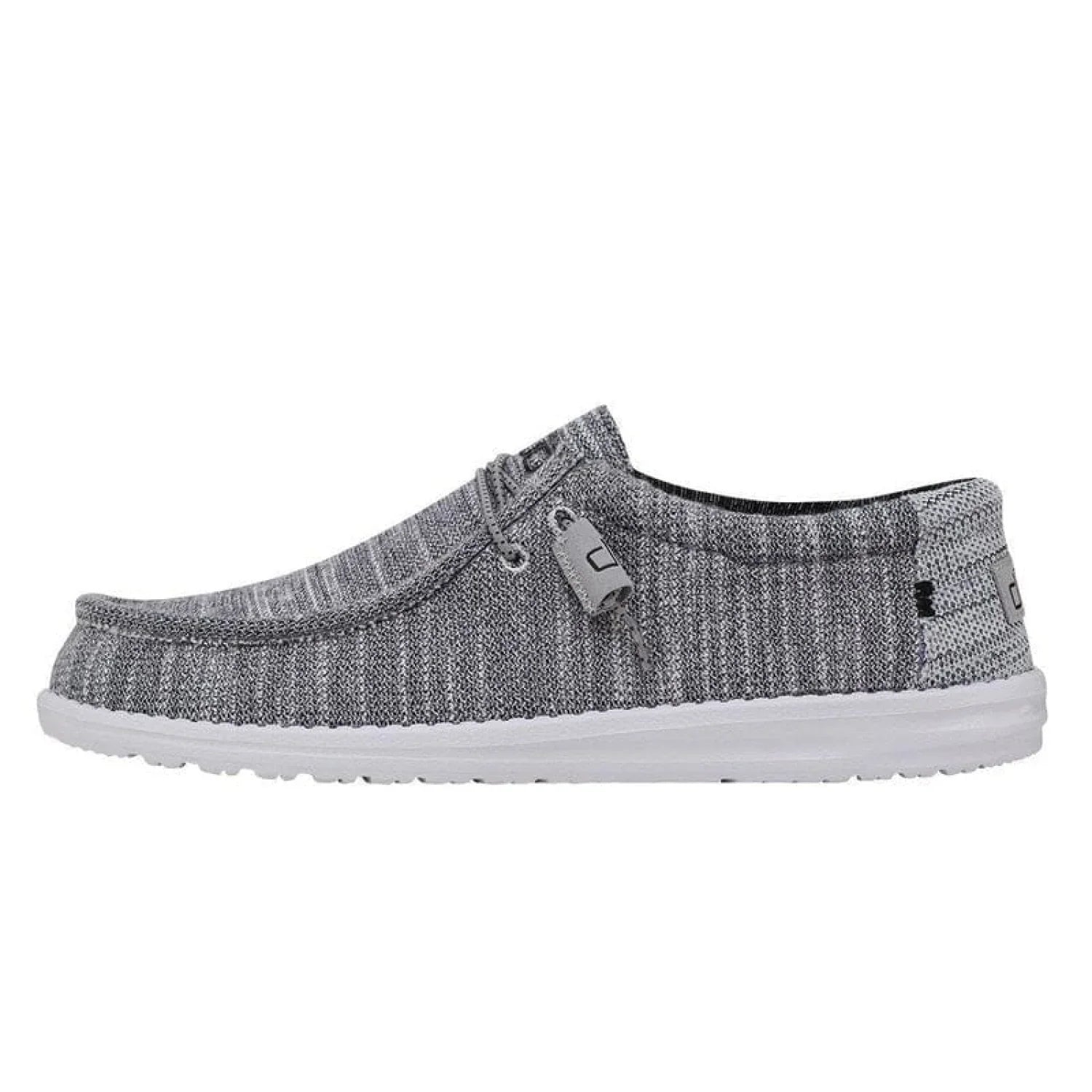 HEY DUDE 12. SHOES - MENS CASUAL SHOE Wally Stretch Mix GRANITE