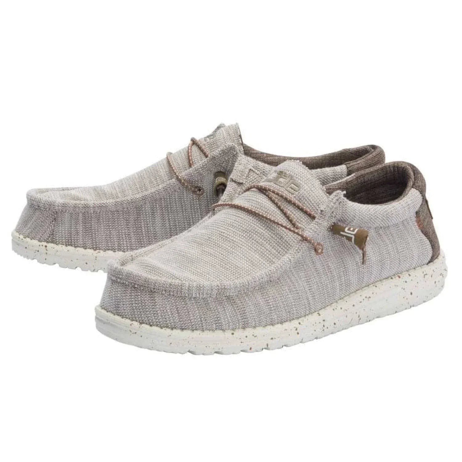 HEY DUDE MENS FOOTWEAR - MENS SHOES - MENS SHOES CASUAL Wally Stretch Mix LIMESTONE