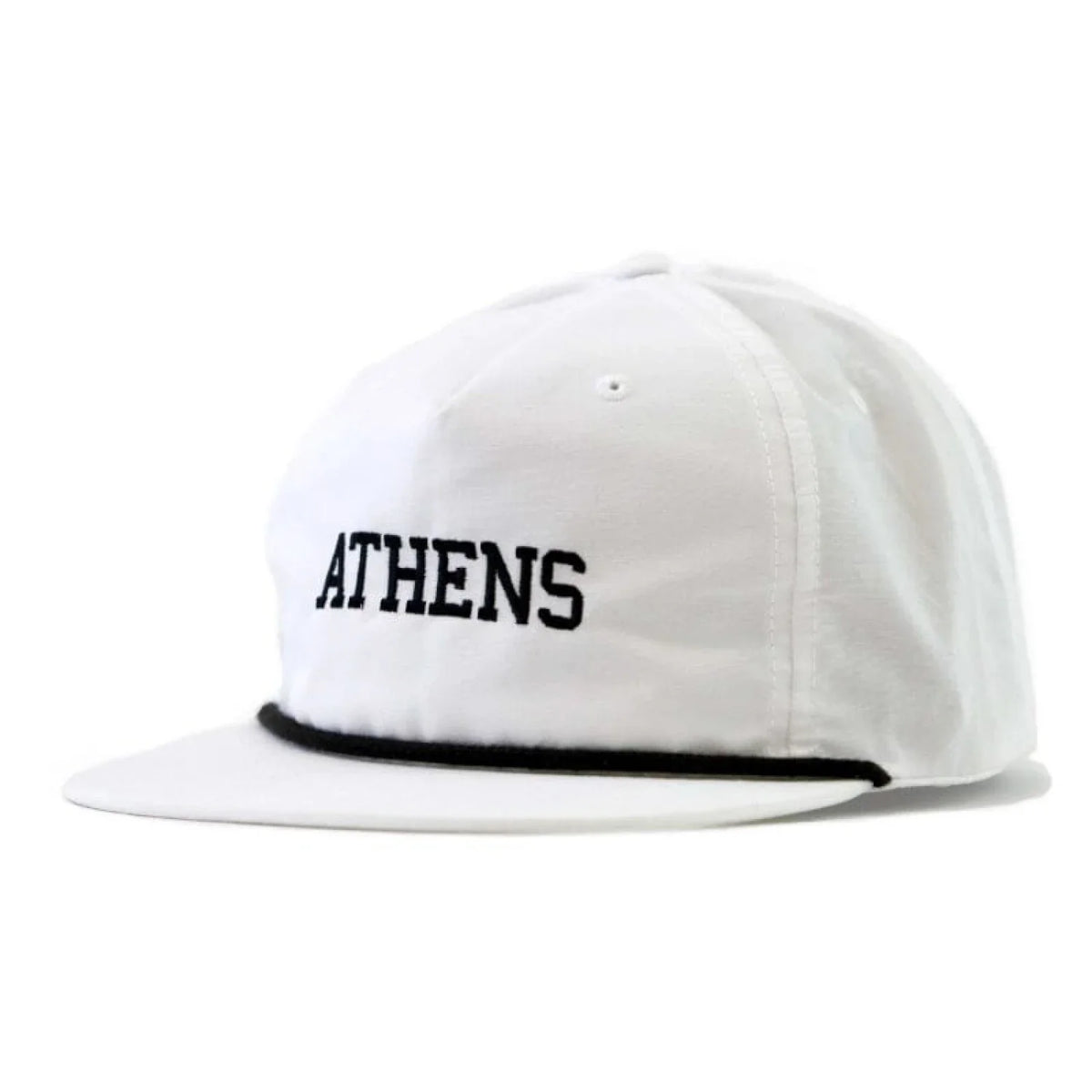 Athens Rope Hat - White with Black High Country Outfitters