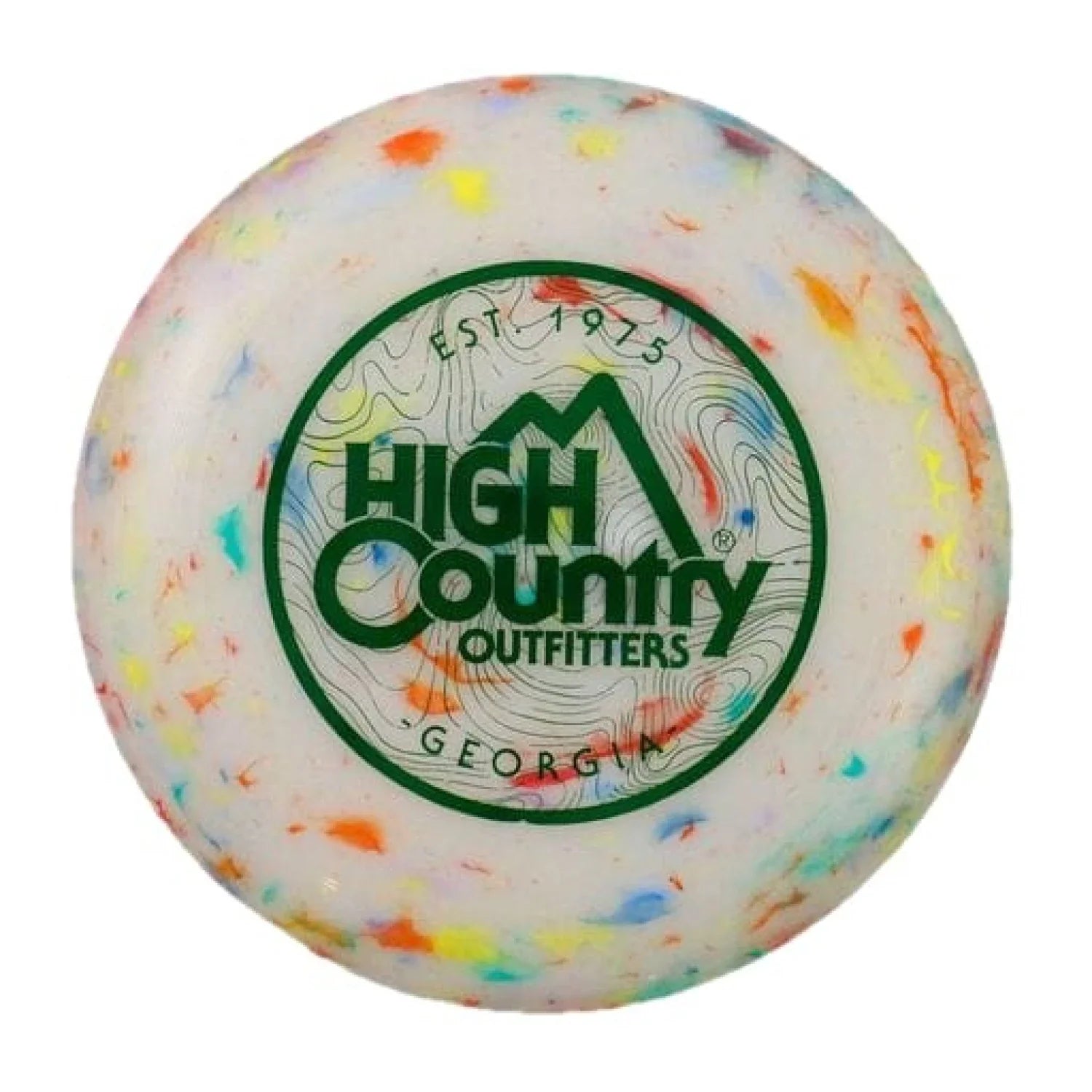 High Country Outfitters GIFTS|ACCESSORIES - GIFT - GAMES HC Circle Logo Frisbee METALLIC GREEN