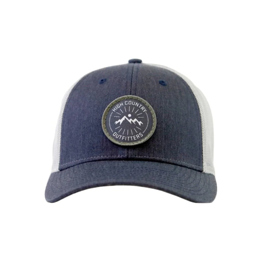 HC Circle Sunrise Trucker | Split Navy High Country