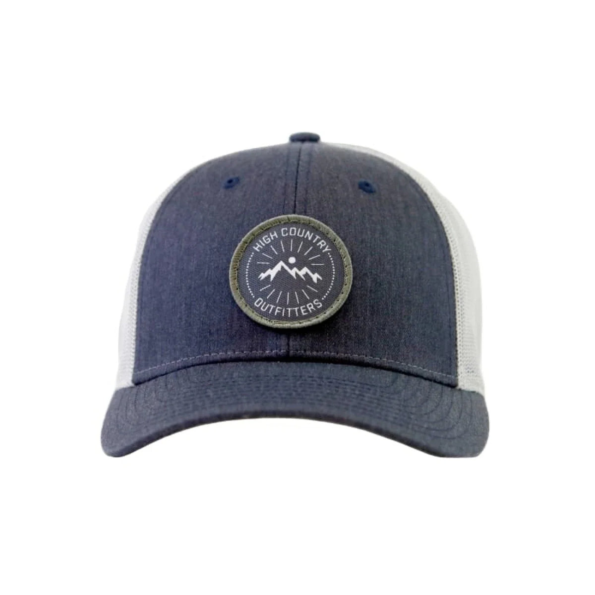 HC Circle Sunrise Trucker | Split Navy High Country