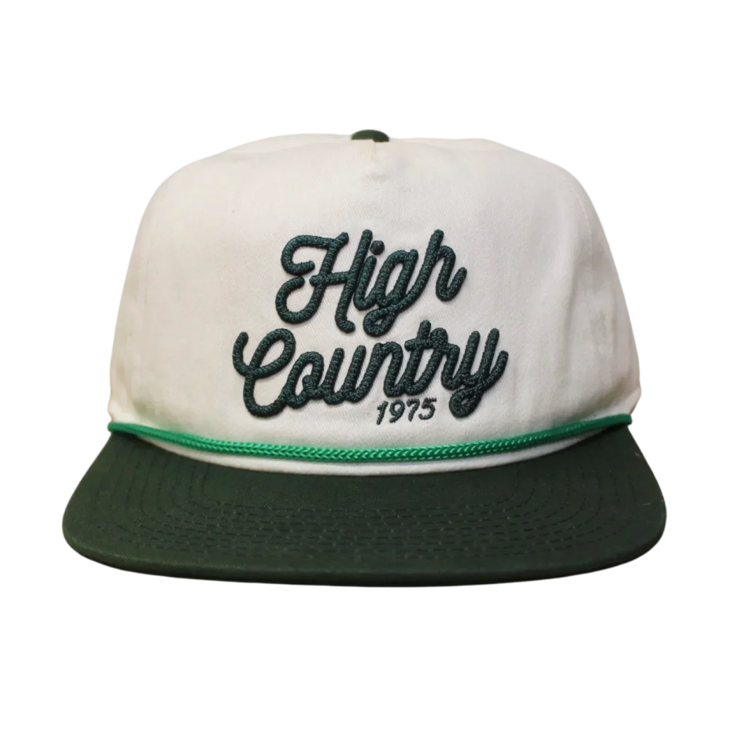 High Country Outfitters 11. HATS - HATS BILLED - HATS BILLED HC Rope Stitch Hat CREAM|FOREST