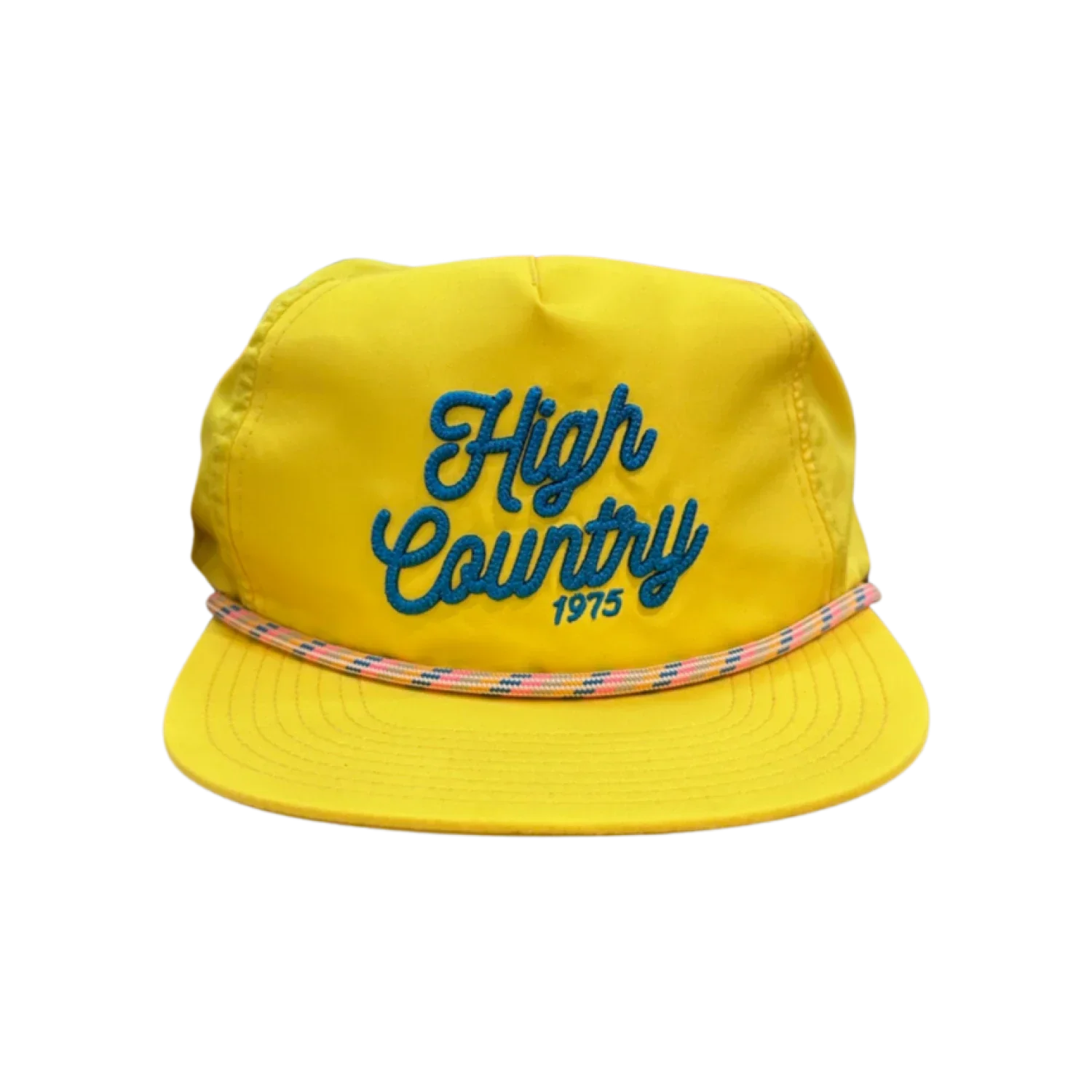 High Country Outfitters 11. HATS - HATS BILLED - HATS BILLED HC Rope Stitch Hat YELLOW