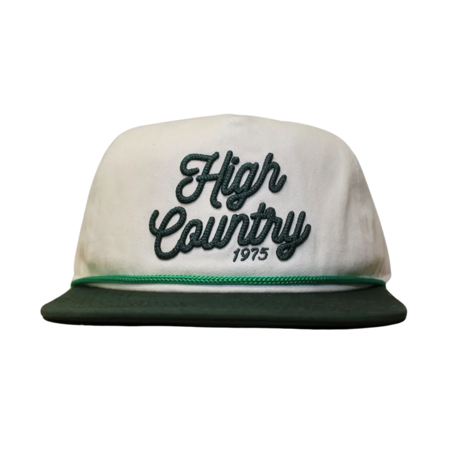 High Country Outfitters 11. HATS - HATS BILLED - HATS BILLED HC Rope Stitch Hat CREAM|FOREST