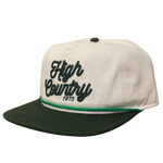 High Country Outfitters 11. HATS - HATS BILLED - HATS BILLED HC Rope Stitch Hat CREAM|FOREST