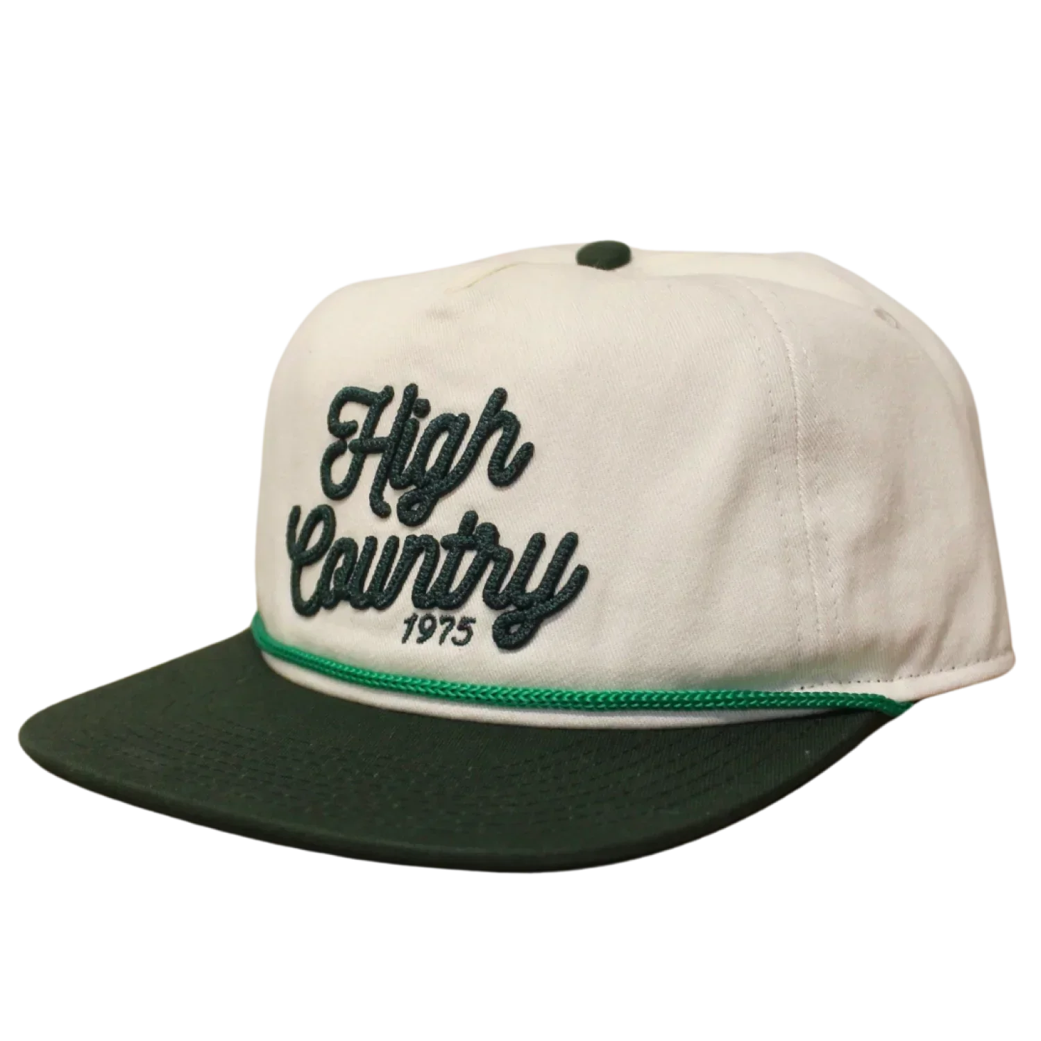 High Country Outfitters 11. HATS - HATS BILLED - HATS BILLED HC Rope Stitch Hat CREAM|FOREST