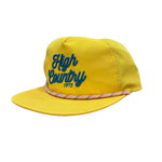 High Country Outfitters 11. HATS - HATS BILLED - HATS BILLED HC Rope Stitch Hat YELLOW