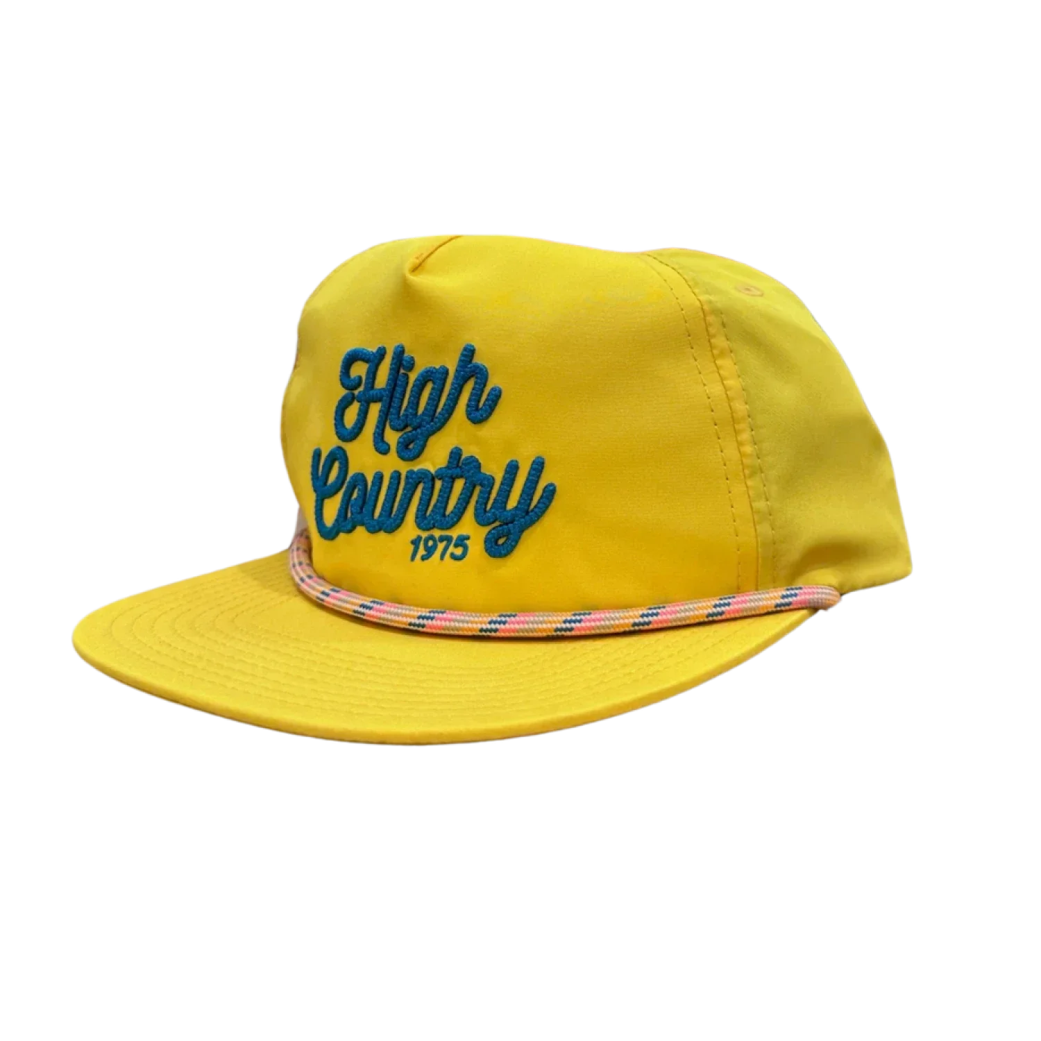 High Country Outfitters 11. HATS - HATS BILLED - HATS BILLED HC Rope Stitch Hat YELLOW