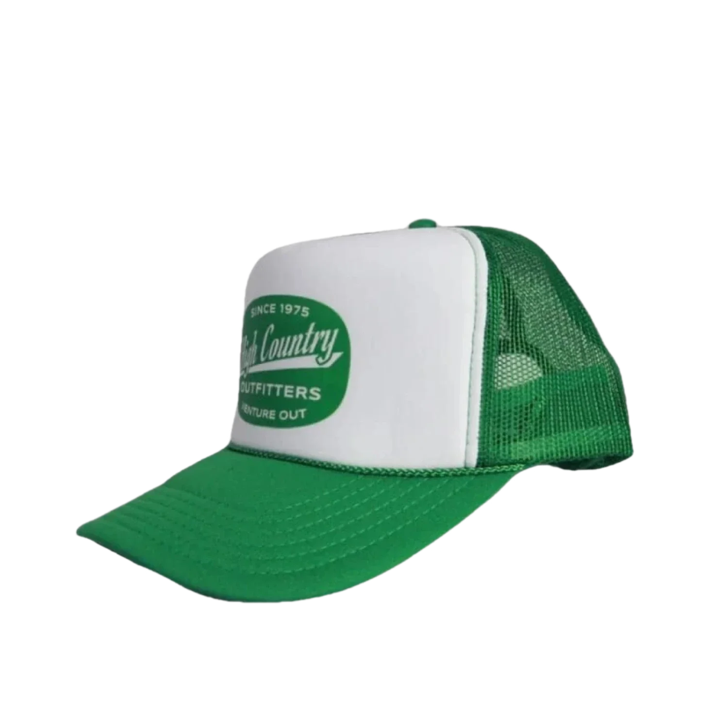 High Country Outfitters 11. HATS - HATS BILLED - HATS BILLED HC Venture Out Trucker WHITE | GREEN