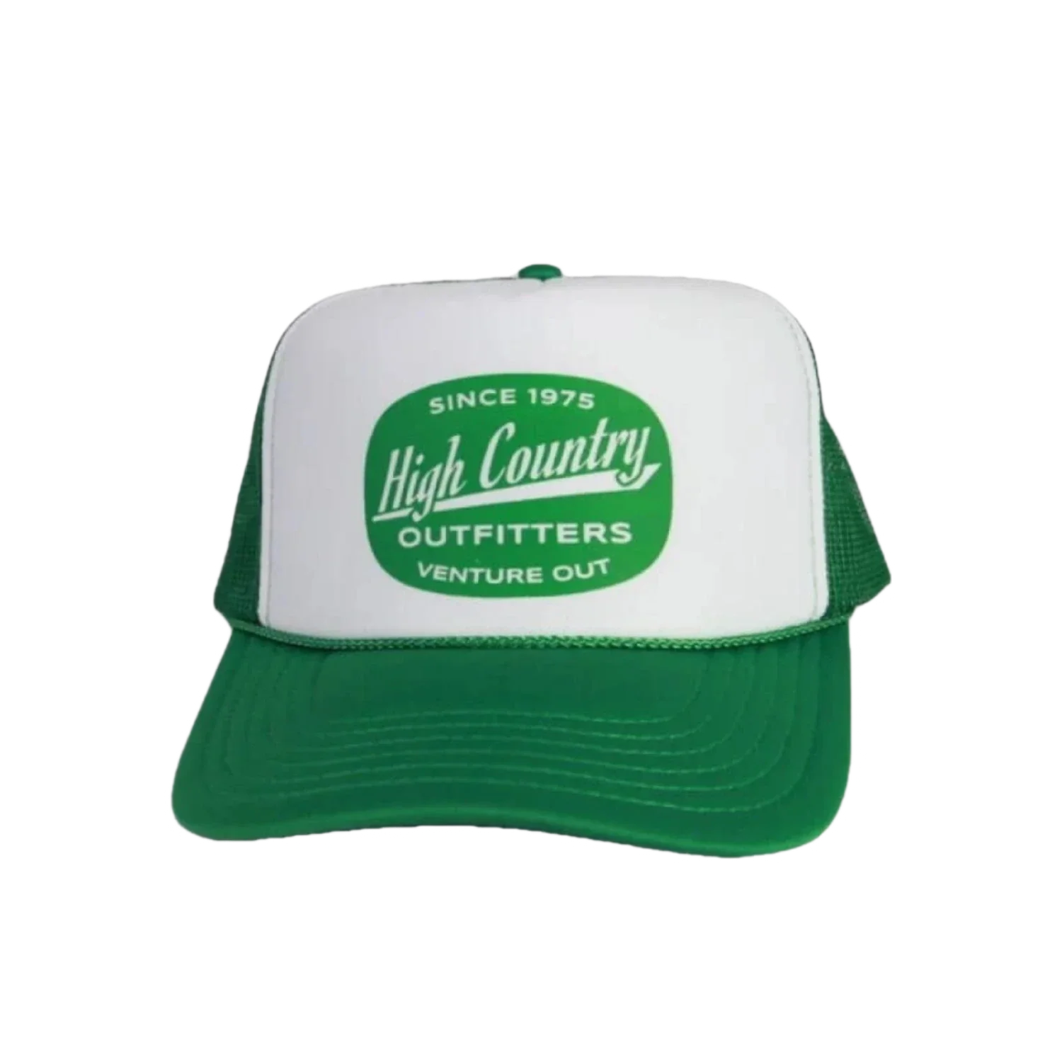 High Country Outfitters 11. HATS - HATS BILLED - HATS BILLED HC Venture Out Trucker WHITE | GREEN