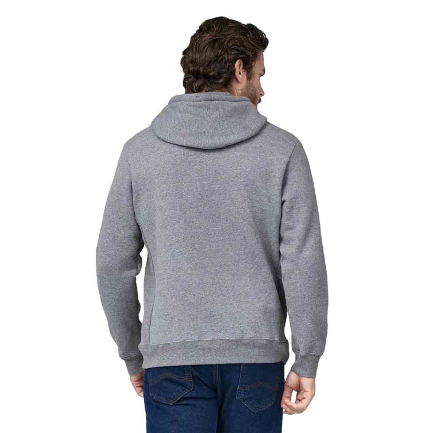 Patagonia 01. MENS APPAREL - MENS HOODIES|SWEATERS - MENS PO HOODY Men's Fitz Roy Icon Uprisal Hoody GLH GRAVEL HEATHER