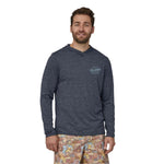 High Country Outfitters 01. MENS APPAREL - MENS LS SHIRTS - MENS LS HOODY Men's HC Capilene Cool Daily Hoody SBLX SMOLDER BLUE - LIGHT SMOLDER BLUE X-DYE