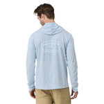 High Country Outfitters 01. MENS APPAREL - MENS LS SHIRTS - MENS LS HOODY Men's HC Capilene Cool Daily Hoody CHLE CHILLED BLUE