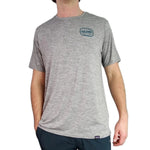 High Country Outfitters 01. MENS APPAREL - MENS SS SHIRTS - MENS SS ACTIVE Men's HC Capilene Cool Daily Shirt STEAM BLUE - LT PLUME GREY