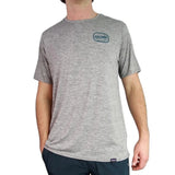 High Country Outfitters 01. MENS APPAREL - MENS SS SHIRTS - MENS SS ACTIVE Men's HC Capilene Cool Daily Shirt STEAM BLUE - LT PLUME GREY