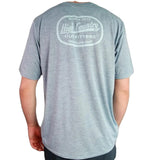 High Country Outfitters 01. MENS APPAREL - MENS SS SHIRTS - MENS SS ACTIVE Men's HC Capilene Cool Daily Shirt STEAM BLUE - LT PLUME GREY