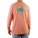 High Country Outfitters 01. MENS APPAREL - MENS T-SHIRTS - MENS T-SHIRT LS Men's HC GA Circle CC Long Sleeve TERACOTTA