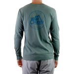 High Country Outfitters 01. MENS APPAREL - MENS T-SHIRTS - MENS T-SHIRT LS Men's HC GA Circle CC Long Sleeve BLUE SPRUCE