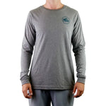 High Country Outfitters 01. MENS APPAREL - MENS T-SHIRTS - MENS T-SHIRT LS Men's HC GA Topo Tri Long Sleeve GREY TRI