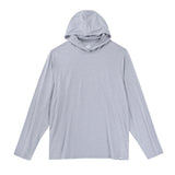 High Country Outfitters 01. MENS APPAREL - MENS LS SHIRTS - MENS LS HOODY Men's HC Performance Tech Lightweight Sun Hoodie SILVER CLOUD
