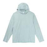 High Country Outfitters 01. MENS APPAREL - MENS LS SHIRTS - MENS LS HOODY Men's HC Performance Tech Lightweight Sun Hoodie FROSTY GREEN