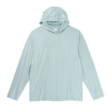 High Country Outfitters 01. MENS APPAREL - MENS LS SHIRTS - MENS LS HOODY Men's HC Performance Tech Lightweight Sun Hoodie FROSTY GREEN