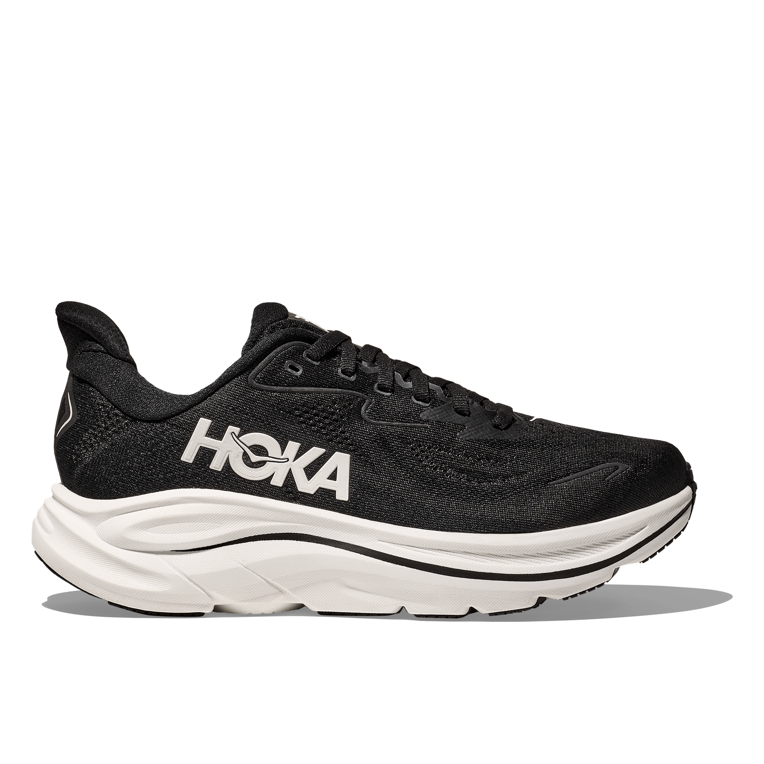 HOKA 04. MENS FOOTWEAR - MENS SHOES - MENS SHOES RUNNING Men's Clifton 10 BLACK | WHITE