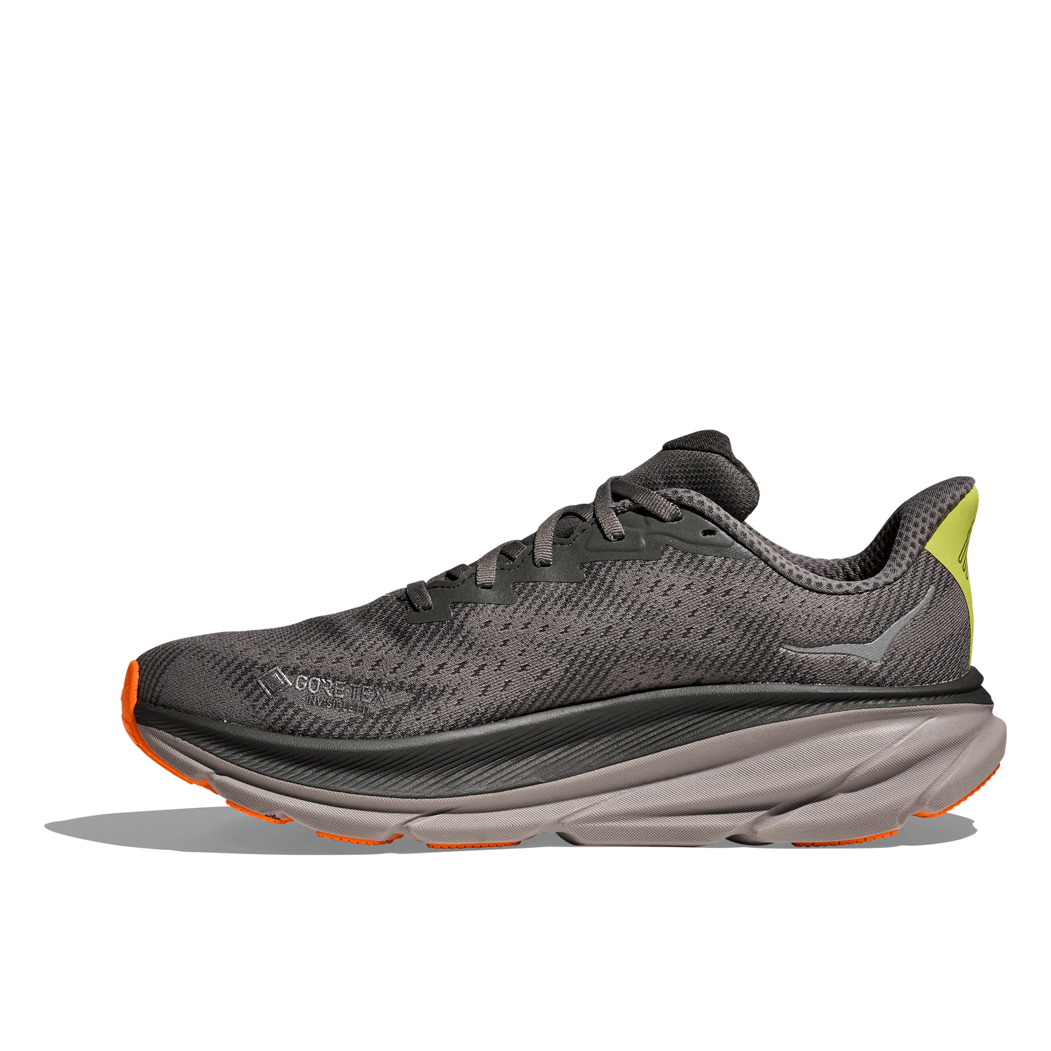 HOKA 04. MENS FOOTWEAR - MENS SHOES - MENS SHOES RUNNING Men's Clifton 9 GTX ALTG ASPHALT GREY | GRAVEL