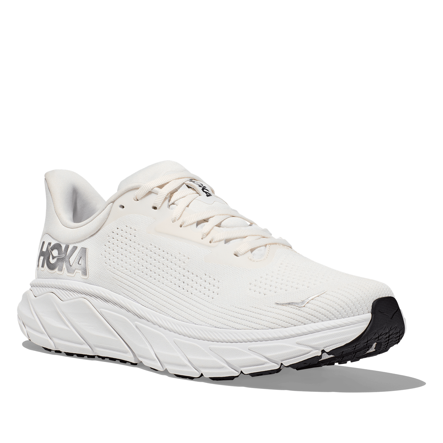 Hoka One One 04. MENS FOOTWEAR - MENS SHOES - MENS SHOES RUNNING Men's Arahi 7 BDBSW BLANC DE BLANC | STEEL WOOL