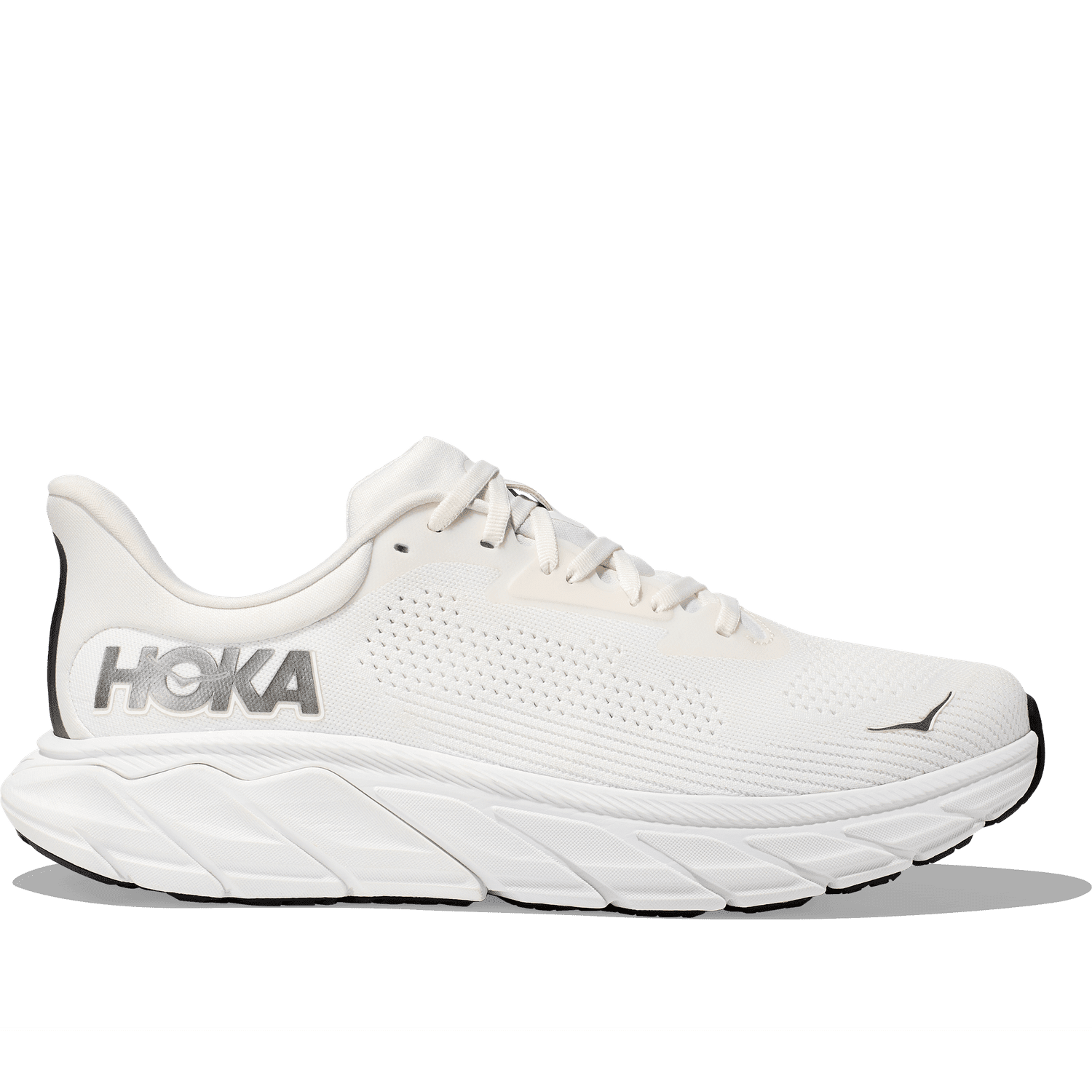 Hoka One One 04. MENS FOOTWEAR - MENS SHOES - MENS SHOES RUNNING Men's Arahi 7 BDBSW BLANC DE BLANC | STEEL WOOL