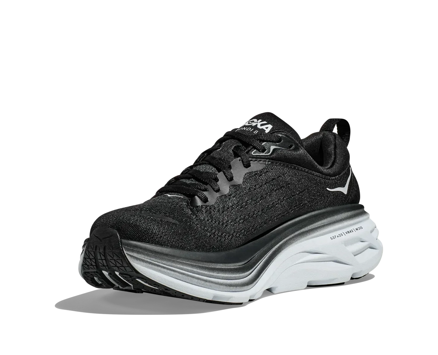 Hoka One One 04. MENS FOOTWEAR - MENS SHOES - MENS SHOES RUNNING Men's Bondi 8 BWHT BLACK | WHITE