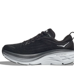 Hoka One One 04. MENS FOOTWEAR - MENS SHOES - MENS SHOES RUNNING Men's Bondi 8 BWHT BLACK | WHITE